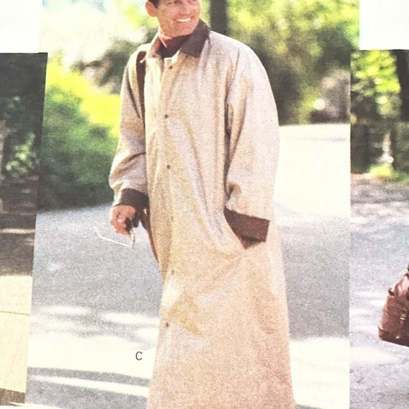 Vintage Vogue 1032 Men’s Uncut Pattern OverCoats 
Size XS S M - Picture 4 of 4